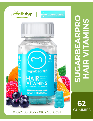 SugarbearPro Hair Vitamins - 62 Gummies