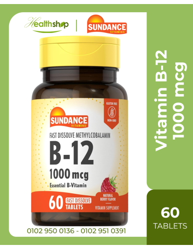 Vitamin B-12 1000 mcg - 60 Fast Dissolve Tablets Berry Flavor