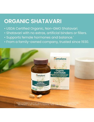 Himalaya Organic Shatavari for PMS, Menopause...