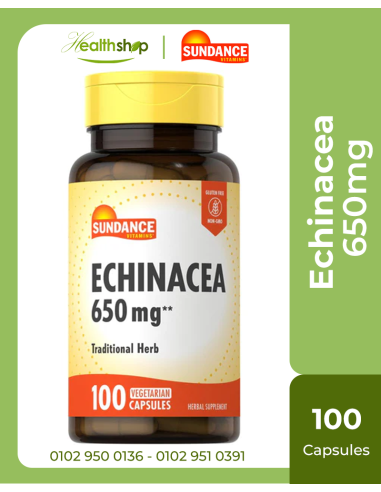 Echinacea 650mg - 100 Capsules