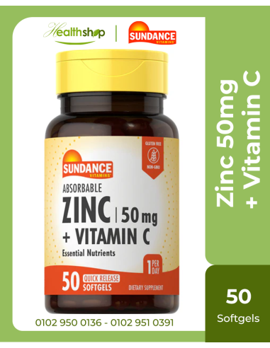 Absorbable Zinc with Vitamin C - 50 Softgels