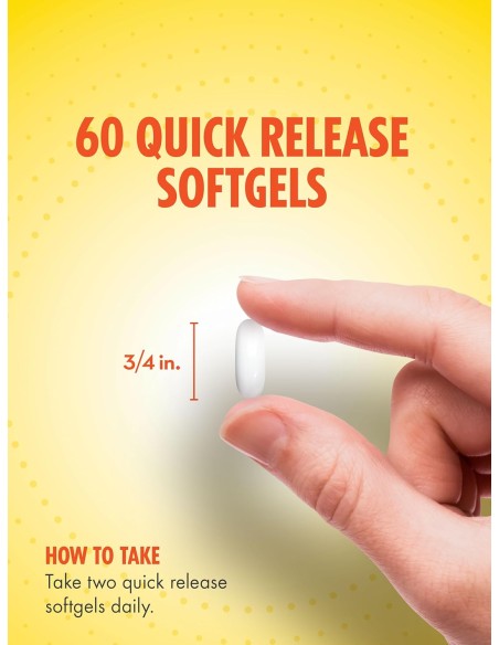 الكالسيوم تركيز1200 مجم مع فيتامين د3 - 60 كبسولة