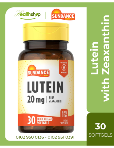 Lutein 20mg with Zeaxanthin - 30 Softgels