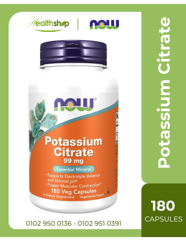 Potassium Citrate 99 mg Veg - 180 Capsules