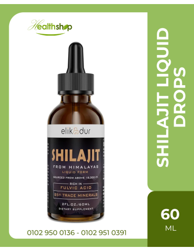 Elikadur Shilajit Liquid Drops - 60 ml