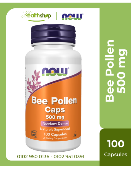 Bee Pollen 500 mg -100 Capsules