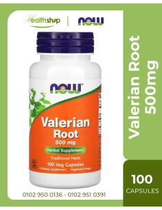 Valerian Root 500mg - 100 Capsules
