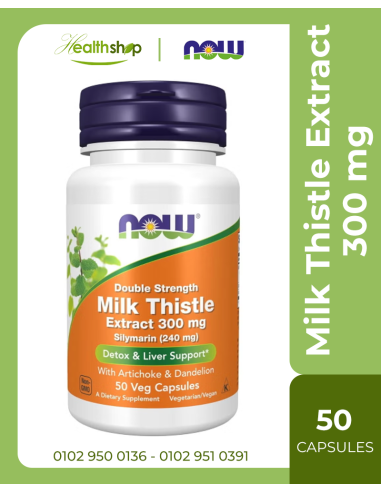 Milk Thistle Extract 300 mg - 50 Veg Capsules